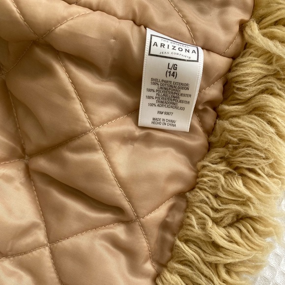 Arizona COZY FUR LINED DENIM JACKET (Girls) - Picture 7 of 11